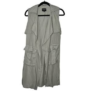 Walter Baker Cargo Pocket Trench Vest XS